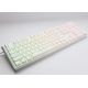 10. Ducky One 3 Classic Pure White klawiatura Gaming USB Niemiecki Biały