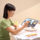 11. Regulowany stojak na tablet/telefon Baseus Seashell Series - różowy
