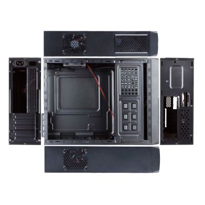 4. Chieftec UE-02B zabezpieczenia & uchwyty komputerów Mini Tower Czarny 250 W