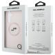 8. Etui Karl Lagerfeld Silicone Karl & Choupette Heads MagSafe na Samsung Galaxy S25 FE - różowe