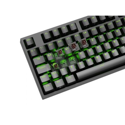 9. GENESIS Thor 404 TKL klawiatura Gaming USB QWERTY Niemiecki Czarny
