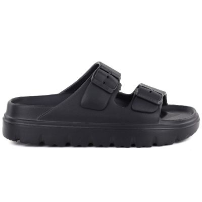 3. Klapki damskie basenowe na klamry czarne Big Star TT274A051