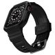 11. Etui z paskiem Spigen Rugged Armor Pro na Apple Watch 4 / 5 / 6 / 7 / 8 / SE (44/45 mm) - czarne