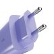 6. Ładowarka sieciowa Puro Pro Lite 30W USB-C  - fioletowa