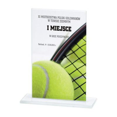 4. Trofeum szklanie z nadrukiem kolorowym LuxorJet