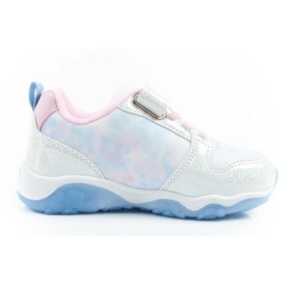 4. Leomil buty sportowe dziecięce sneakersy Stitch lekkie na rzep LED niebieskie