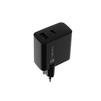 4. NATEC ŁADOWARKA RIBERA GAN 1X USB-A + 1X USB-C 45W CZARNA NUC-2143
