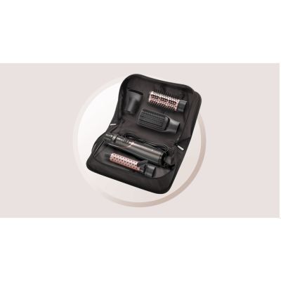 4. Remington AS8606 Szczotka z gorącym powietrzem Ciepły Czarny, Złoto różowe 800 W