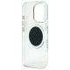 7. Etui Guess IML Metal Colored Circle Classic Logo MagSafe na iPhone 16 Pro Max - czarne