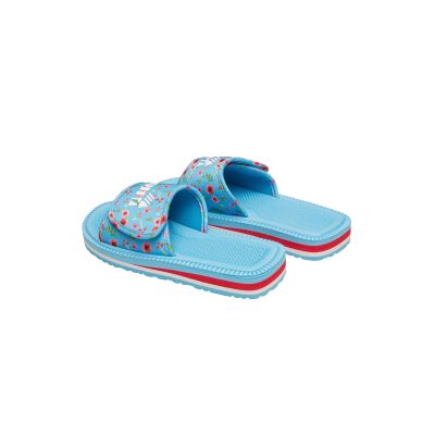 14. Kubota klapki rzep multicolor kwiatkowy niebieski K25SS-100-001-14-1