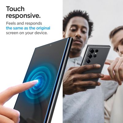 12. Szkło hartowane Spigen Glas.tR EZ Fit na Samsung Galaxy S24 Ultra - 2 szt.