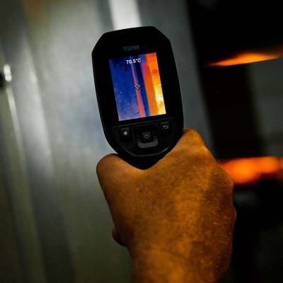 12. FLIR KAMERA TERMOWIZYJNA WYSOKOTEMPERATUROWA 160X120 MSX SUPER RESOLUTION 320X240, -25°C DO 1080°C LASER TG298