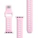 14. Pasek silikonowy 3mk Silicone Watch Strap do Apple Watch 38 / 40 / 41 mm - różowy