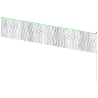 5. ZESTAW SŁUPKI SIATKA DO SIATKÓWKI BADMINTONA 609x220CM