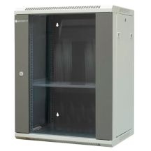 EmiterNet Szafa wiszaca niedzielona 19" 15U, drzwi blacha/szkło,  600×450×770mm szer./gł./wys.
