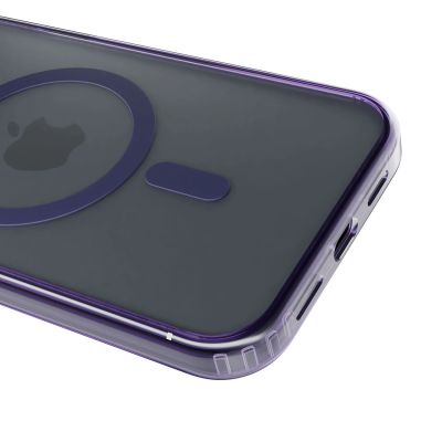 8. Etui 3mk Frosty MagCase Purple na Apple iPhone 13 - fioletowe