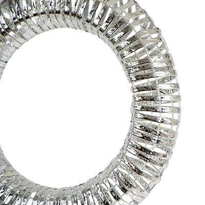 2. WIANEK DEKORACYJNY OPONA 30LED 40CM SREBRNY