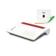 FRITZ!Box 5530 router bezprzewodowy Gigabit Ethernet Dual-band (2.4 GHz/5 GHz) Biały