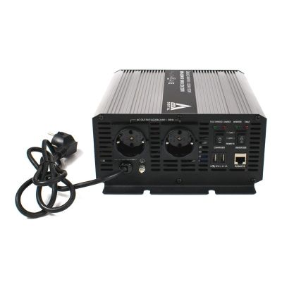 3. Zasilacz awaryjny (UPS + AVR) 12V UPS-1200SR Sinus 1200W/600W 12V/230V