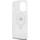 7. Etui Karl Lagerfeld Ring Stand Karl Head MagSafe do iPhone 15 Pro - białe