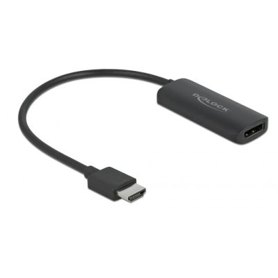 DeLOCK Adapter HDMI-A męski > DisplayPort żeński czarny