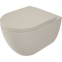 Miska WC z deską bezkołnierzowa