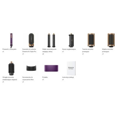 3. Suszarko-lokówka Dreame Airstyle Pro Purple