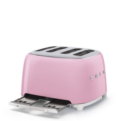 5. Smeg TSF03PKEU toster 6 4 kaw. 2000 W Różowy