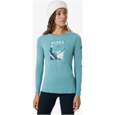 Longsleeve SUPER.NATURAL W ALPES LS niebieski