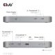 5. CLUB3D CSV-2563 stacja dokująca Thunderbolt 5 Srebrny