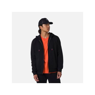 3. Bluza Rossignol LOGO SWEAT FZ HOOD FL czarny