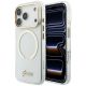Etui Guess IML Script Metal MagSafe na iPhone 18 Pro Max / 17 Pro Max - przezroczyste