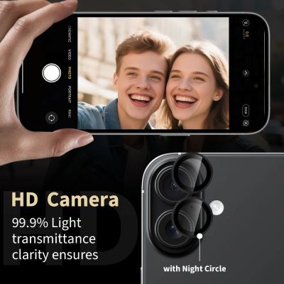 3. Osłona aparatu Tech-Protect Camring Fit+na iPhone 17 - niebieska
