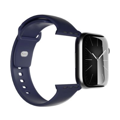 Pasek Puro Icon na Apple Watch 44/45/46/49mm - granatowy