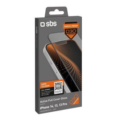 4. Szkło hartowane SBS Tempered Glass D3O z ramką do iPhone 13 / 13 Pro / 14