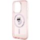 6. Etui Karl Lagerfeld IML Choupette MagSafe na iPhone 15 Pro - różowe