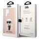 8. Etui Karl Lagerfeld Silicone Ikonik na Samsung Galaxy S23 Ultra - różowe
