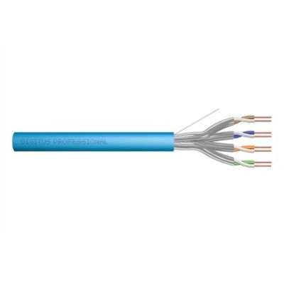5. Kabel instalacyjny DIGITUS kat.6A, U/FTP, Eca, AWG 23/1, LSOH, 305m, niebieski, karton