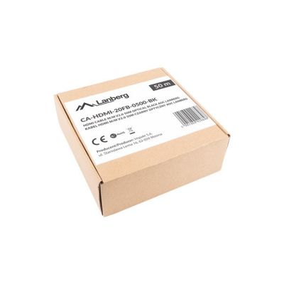 10. LANBERG KABEL HDMI M/M V2.0 50M OPTYCZNY AOC CA-HDMI-20FB-0500-BK