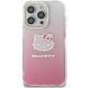 3. Etui Hello Kitty IML Gradient Electrop Kitty Head na iPhone 15 Pro Max - różowe
