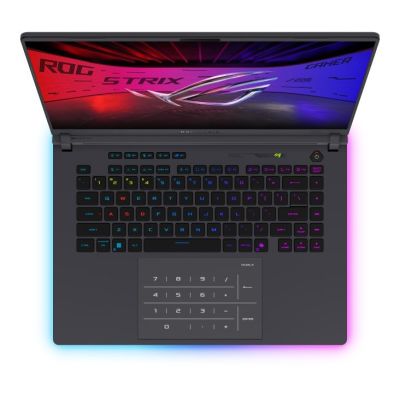 5. ASUS ROG Strix G16 G615LW-U9R321 Ultra 9 290HX 16.0"2.5K 300Hz IPS-level AG 32GB DDR5 5600 SSD1TB GeForce RTX 5080 16GB LAN WiFi7+BT Cam1080p+IR 90WHrs NoOS Aluminum Eclipse Gray