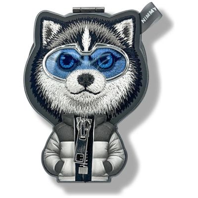 5. Zawieszka magnetyczna Nimmy Cool&Cute 2.0 Wolf - czarna
