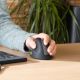 5. Ergonomiczna mysz R-Go Pele HE lewa Bluetooth sidabrina