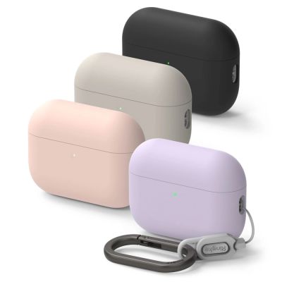 2. Etui Ringke Silicone na AirPods Pro 3 - beżowe