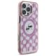 4. Etui Karl Lagerfeld IML Monogram Karl & Choupette Head MagSafe na iPhone 16 Pro - różowe