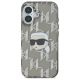 3. Etui Karl Lagerfeld IML Karl Head Electroplated na iPhone 16 - czarne