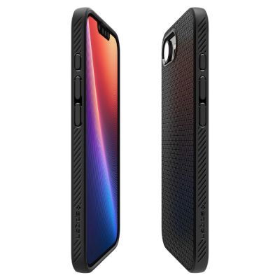 8. Etui Spigen Liquid Air Mag MagSafe na iPhone 16e / 17e - czarny mat