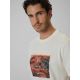 3. T-shirt regular z nadrukiem męski 4F 4FRSS26TTSHM4238-11S