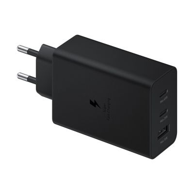 25. Samsung 65W Power Adapter Trio, Black