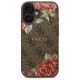 3. Etui Guess 4G Flowers Print MagSafe na iPhone 16 6.1" - brązowe